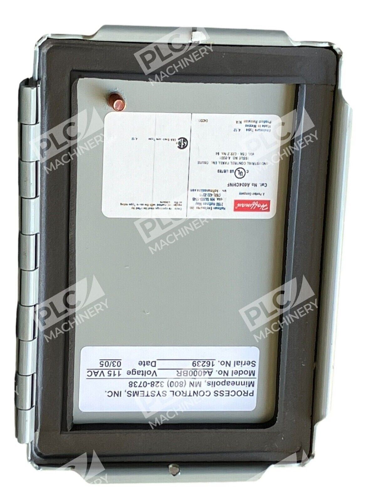 Hoffman Enclosure A4000BR Industrial Control Panel Enclosure A604CHNF - Image 4