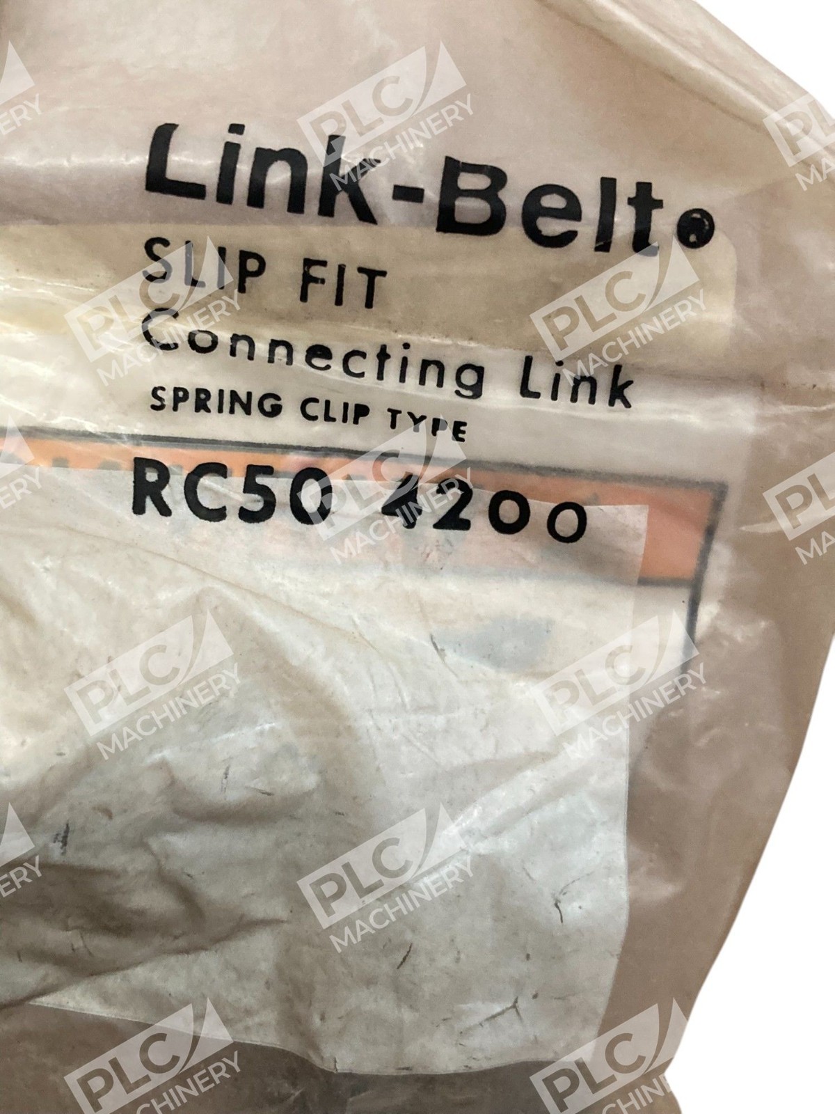 Link Belt Slip Fit Spring Clip Type Connecting Link RC50 4200 - Image 3