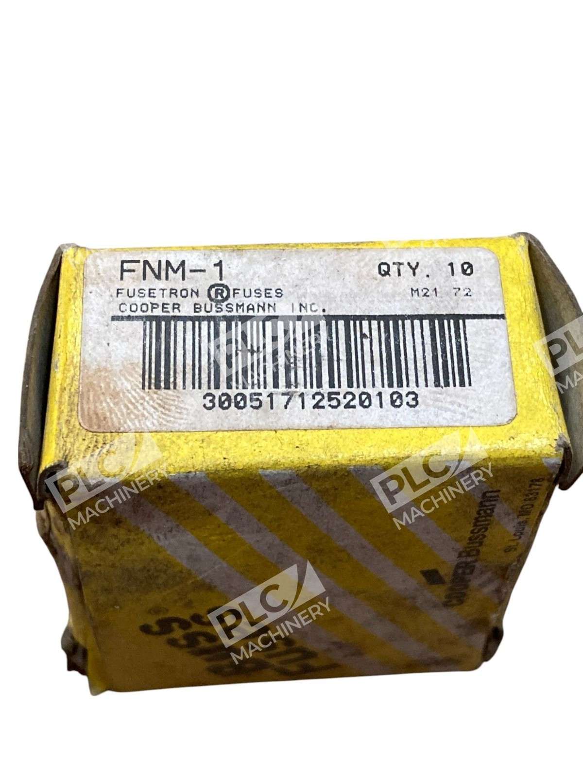 Lot of 10 Bussmann FNM-1 Dual Element Fuse