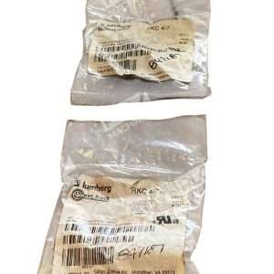 Lot of 2 Lumberg RKC 4/7 Wireable Connector