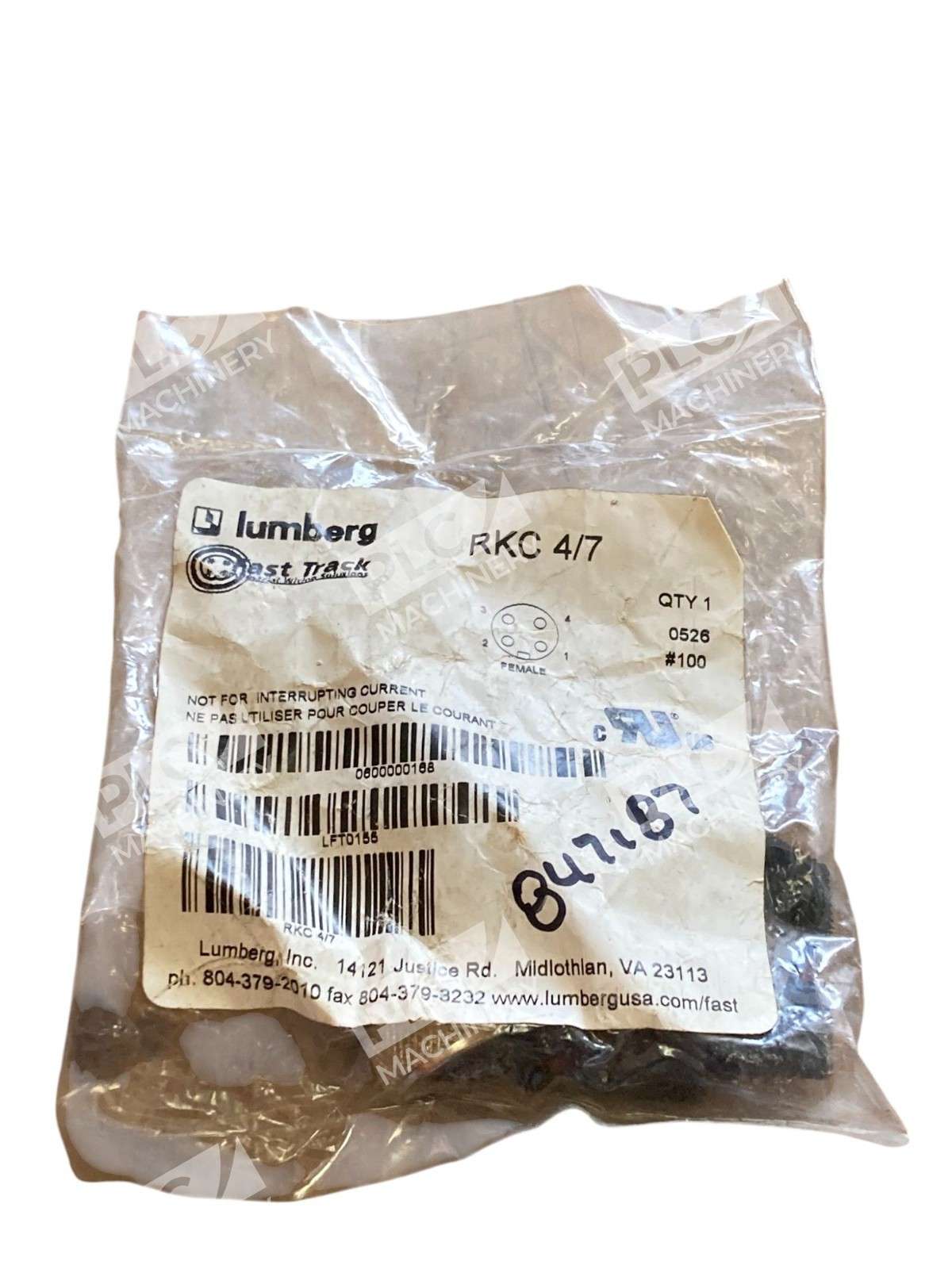 Lot of 2 Lumberg RKC 4/7 Wireable Connector - Image 8