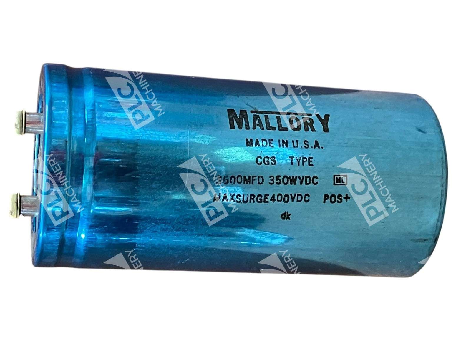 Mallory Type CGS Aluminum Electrolytic Capacitor 3600MFD 350WVDC 400VDC - Image 6