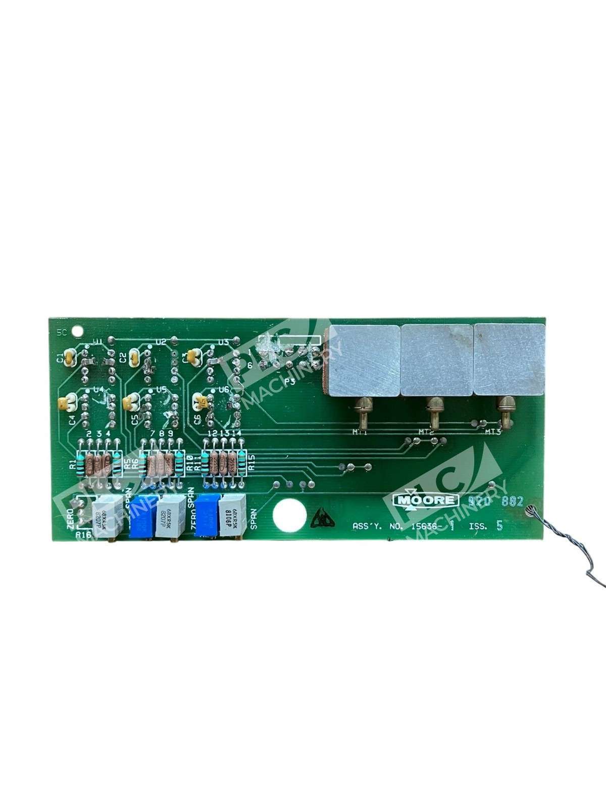 Moore Products 15636-1 PLC Module Circuit Card PC Board