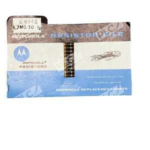 Motorola Resistor File 6-6446 4.7M Ohm 1/2W ±10% Carbon Composition NOS