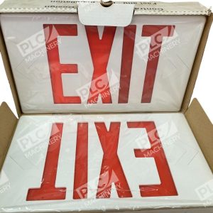 Mule Single or Double Face Red Letter W Battery LED Exit Lighting Fixture MXBRU 226917322295