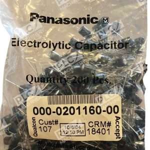 Panasonic 000 0201160 00 Electrolytic Capacitors 200 Pcs 297670151615