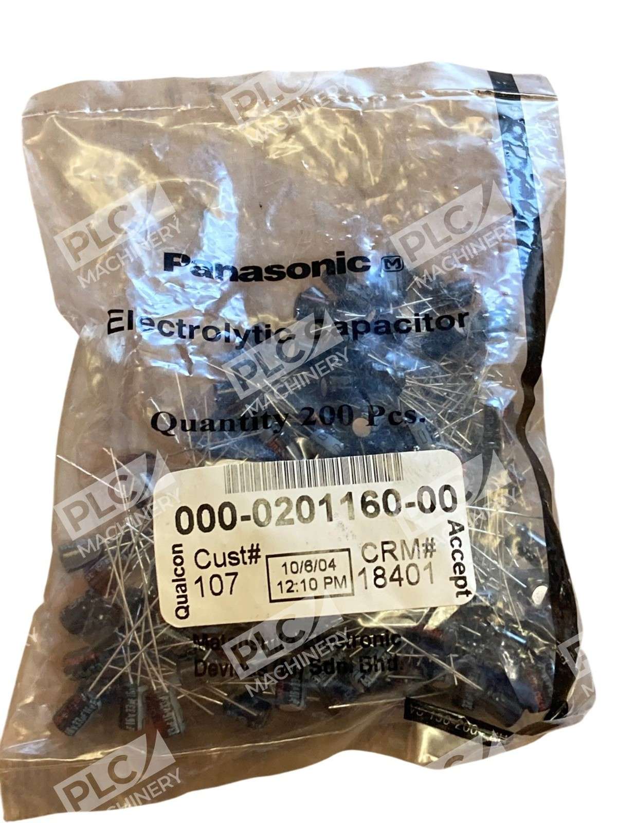 Panasonic 000-0201160-00 Electrolytic Capacitors 200 Pcs