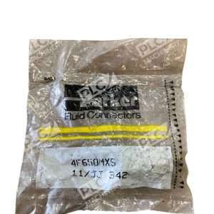 Parker 4F650MXS Fluid Connector Male Straight Adapter Hydraulic Fitting 11/JJ 34