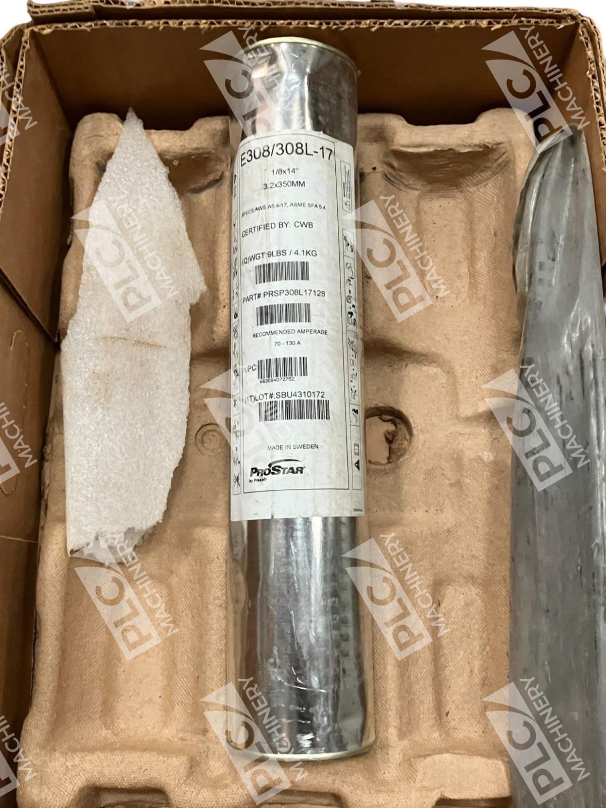 Praxair PRSP308L17128 ProStar 70-130A 9lb 1/8x14" Welding Rod E308/308L-17