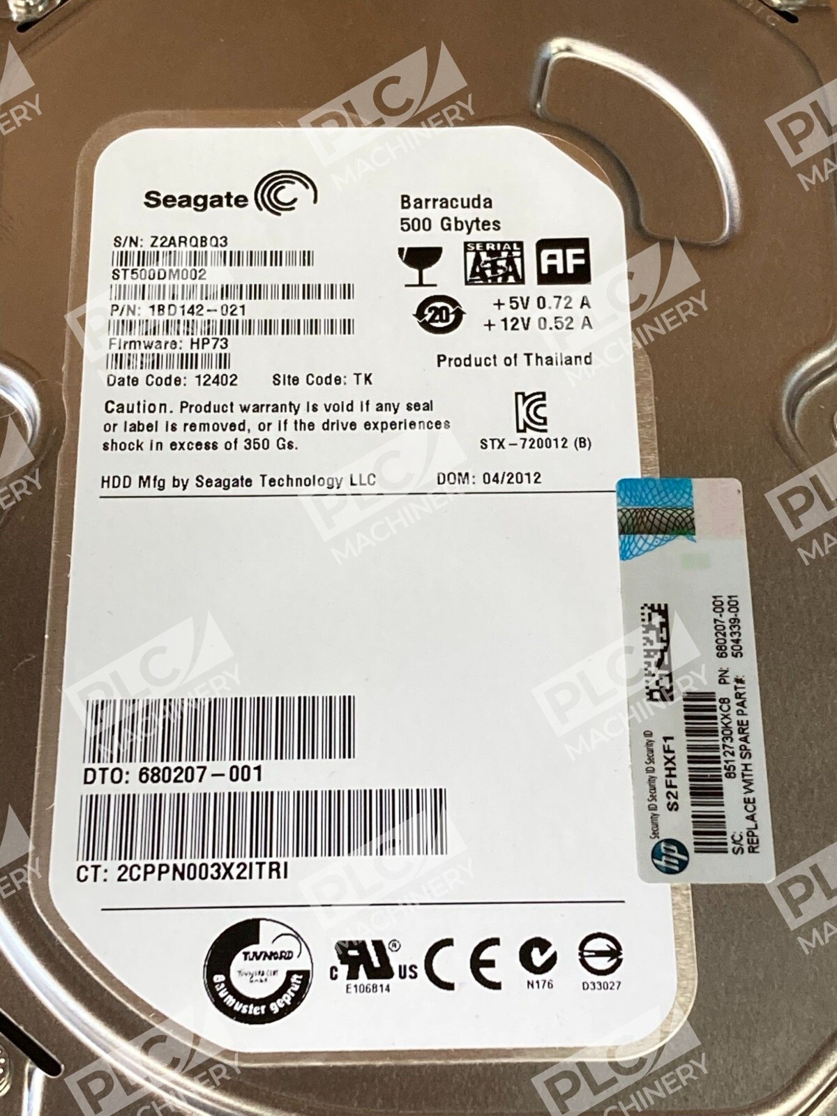 Seagate Technology ST500DM002 Barracuda 500GB Hard Drive 1BD142-021 - Image 3