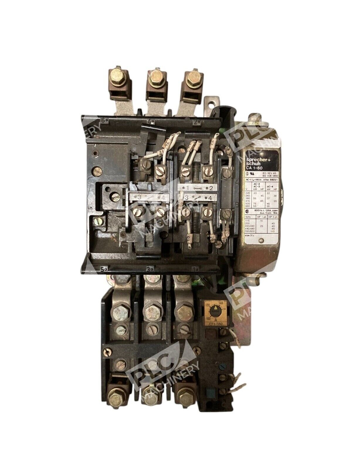 Sprecher+Schuh CT1-150 Overload Contactor CA1-60