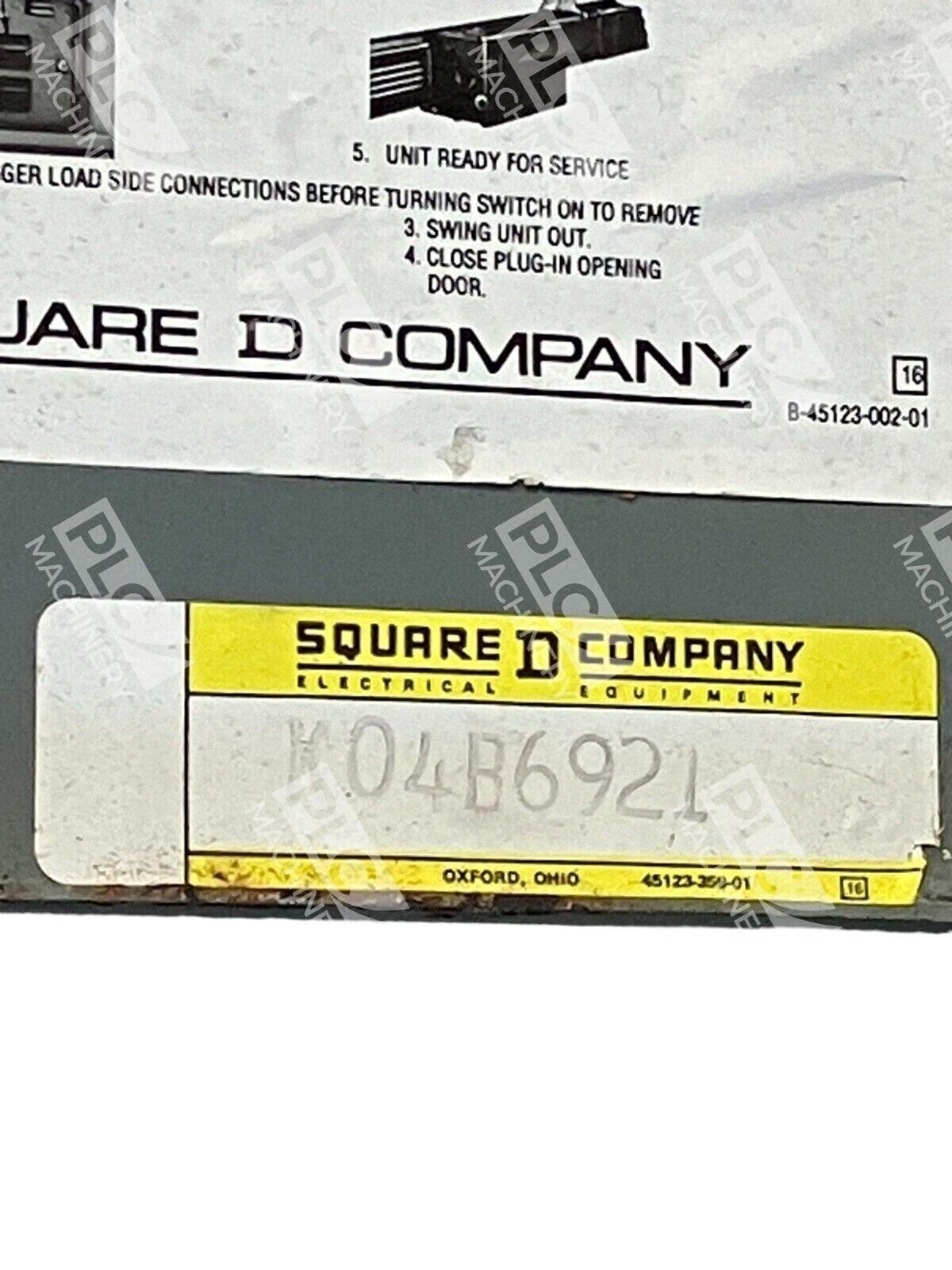 Square D I-Line Circuit Breaker Plug-In-Unit PFA-100GN w/ FAP36100 - Image 5