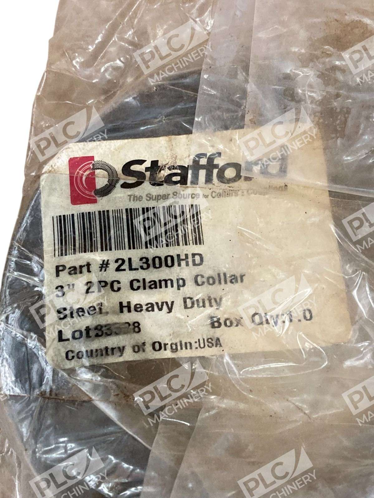 Stafford 3" 2PC Steel Heavy Duty Clamp Collar 2L300HD - Image 3