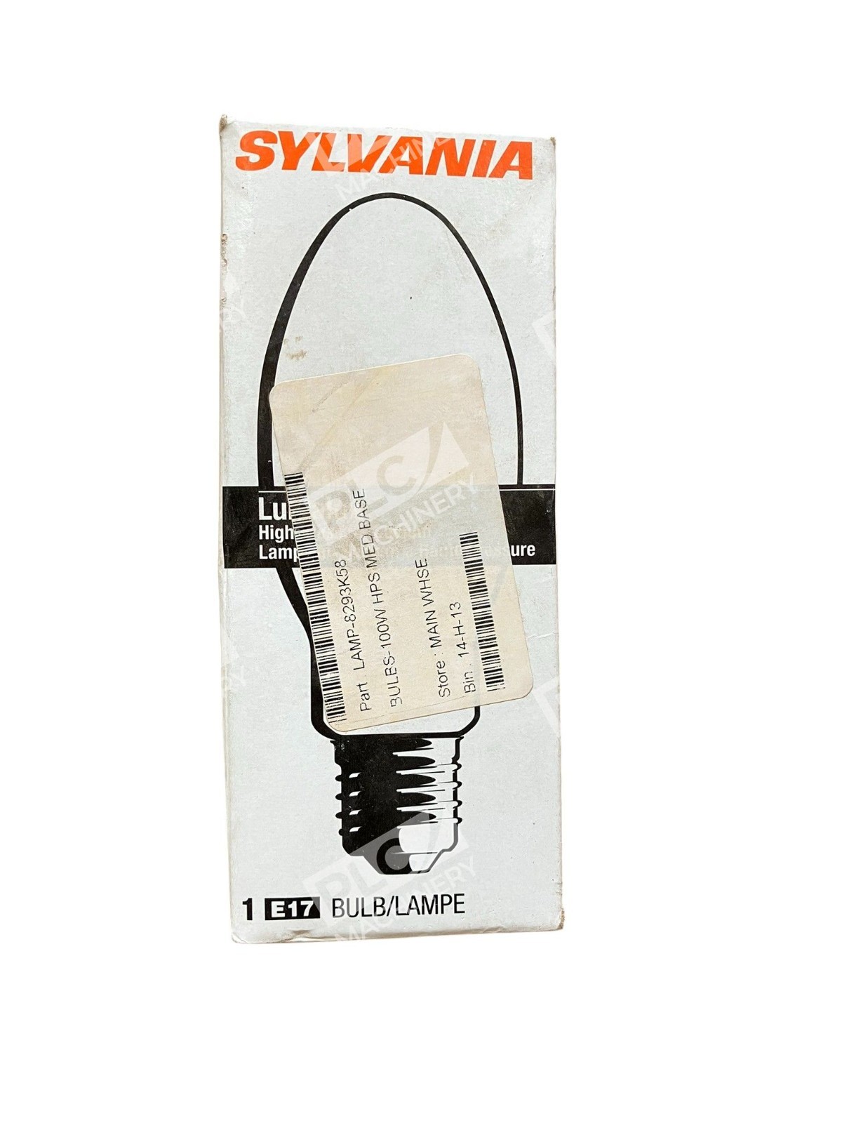 Sylvania 67506 Ballast S54 Y92841 E17 Bulb LU100/MED