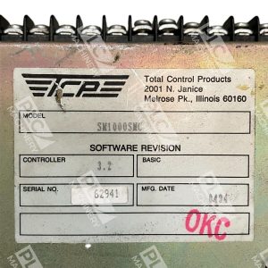 TCP Total Control Products Software Revision Controller 32 Model SM1000SMC 226532830955