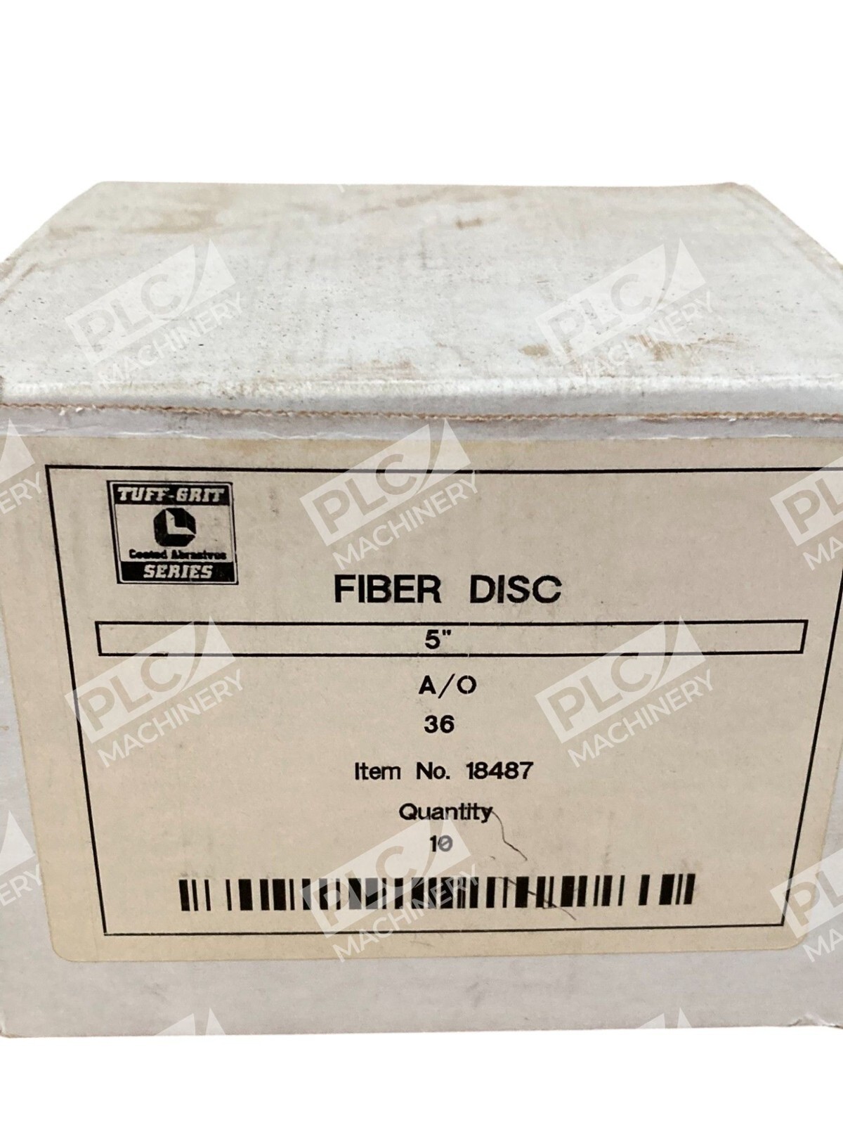 Tuff-Grit Coated Abrasives 5" 36 A/O Fiber Disc 18487 (Box of 8) - Image 3