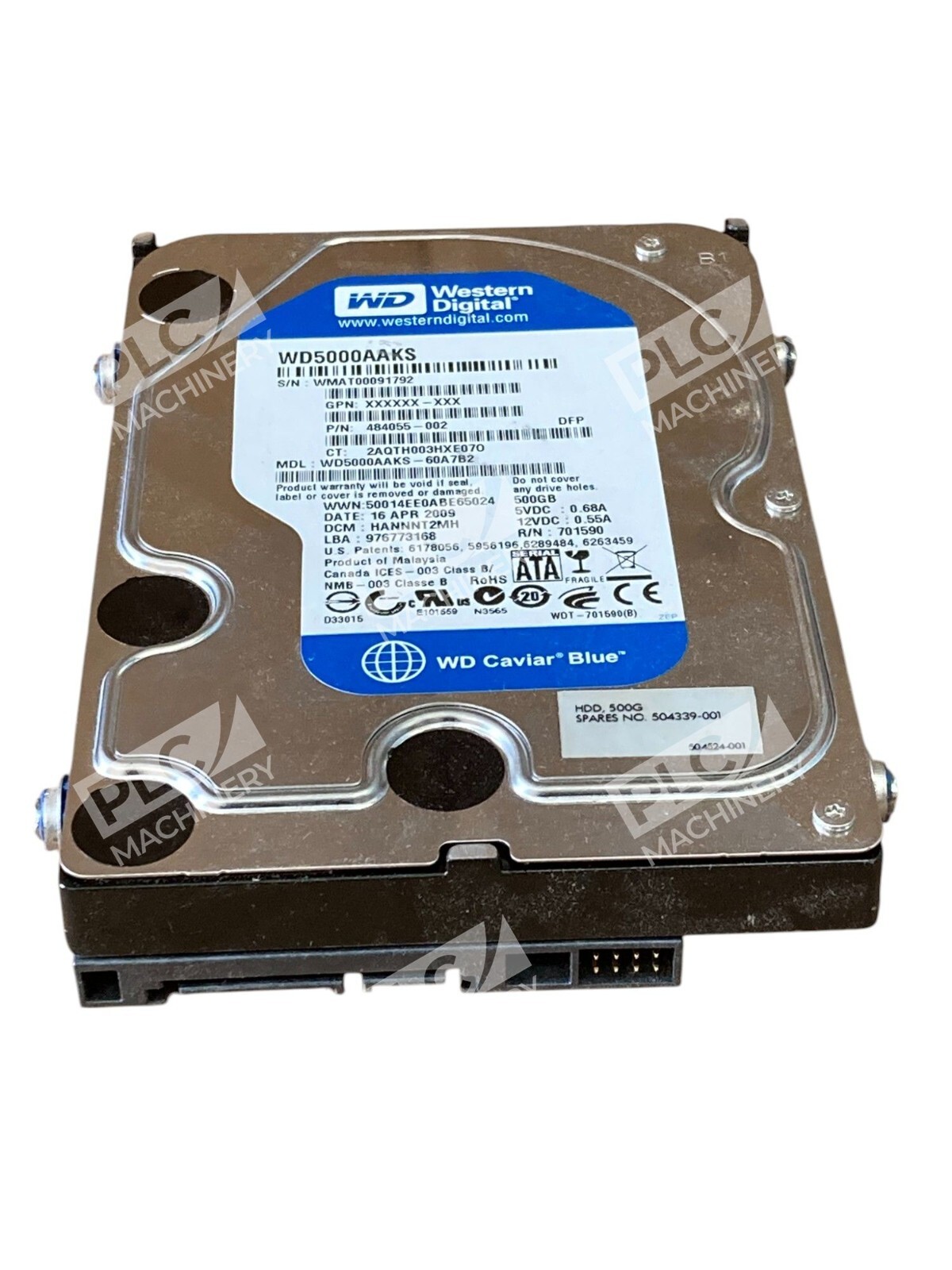 Western Digital WD 484055-002 60A7B2 500GB 3.5" Hard Drive WD5000AAKS - Image 5