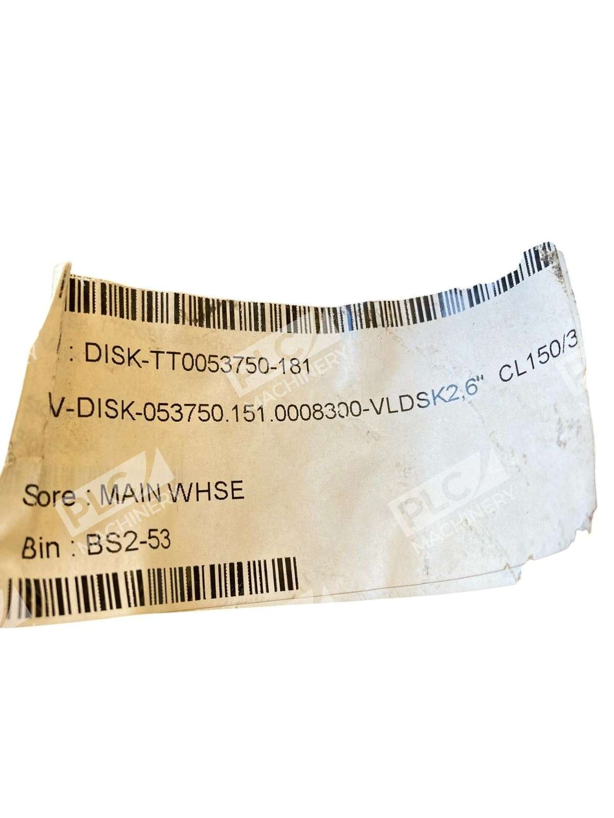 49732 1SAZA Industrial Machine Disk 6" Steel Component TT0053750-181 - Image 9