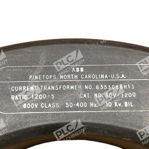 ABB 6353C88H11 12005 600V 50 400Hz 10Kv BIL Current Transformer SCV 1200 226866027336