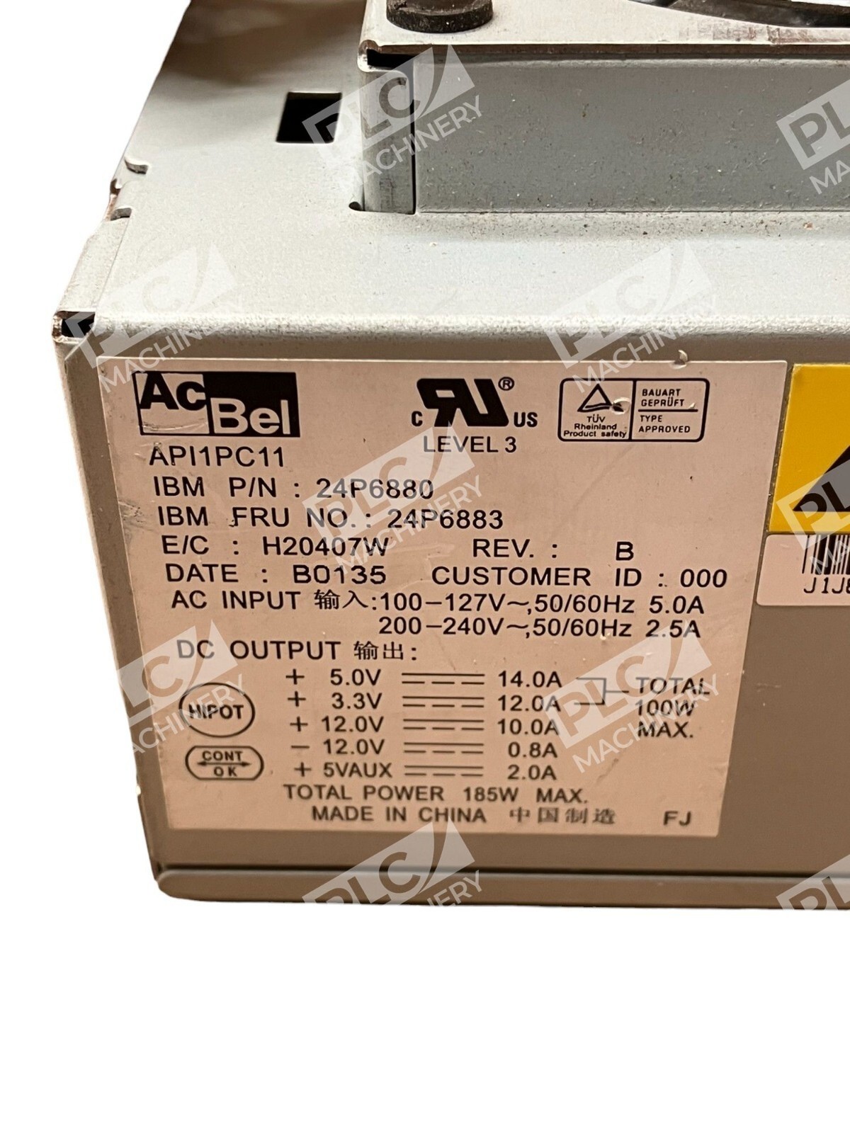 AcBel API1PC11 Computer Power Supply 185W - Image 3