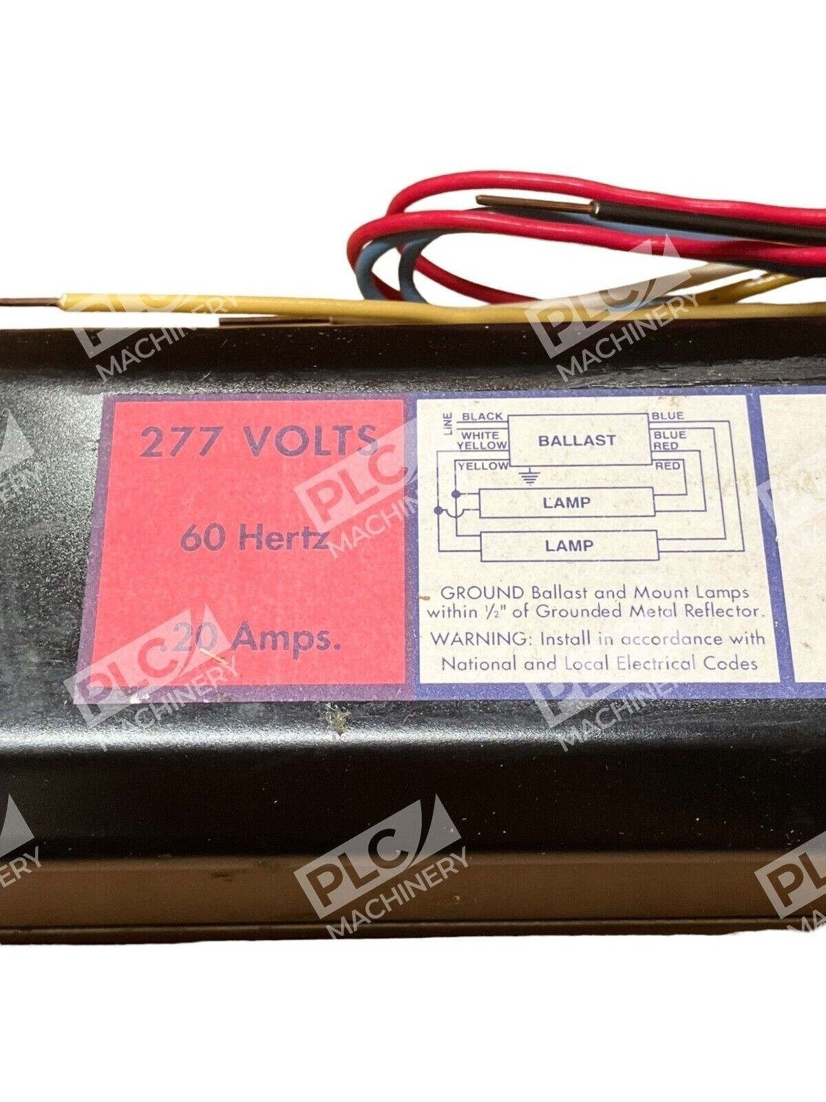 Advance Transformer VM-2SP20-TP Ballast 277V 60Hz 20A (lot of 2) - Image 7
