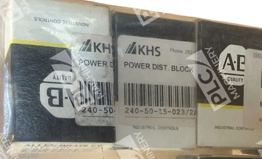 Allen Bradley 1492-50Y /B Power Distribution Block 115A 1 Pole (lot of 3)