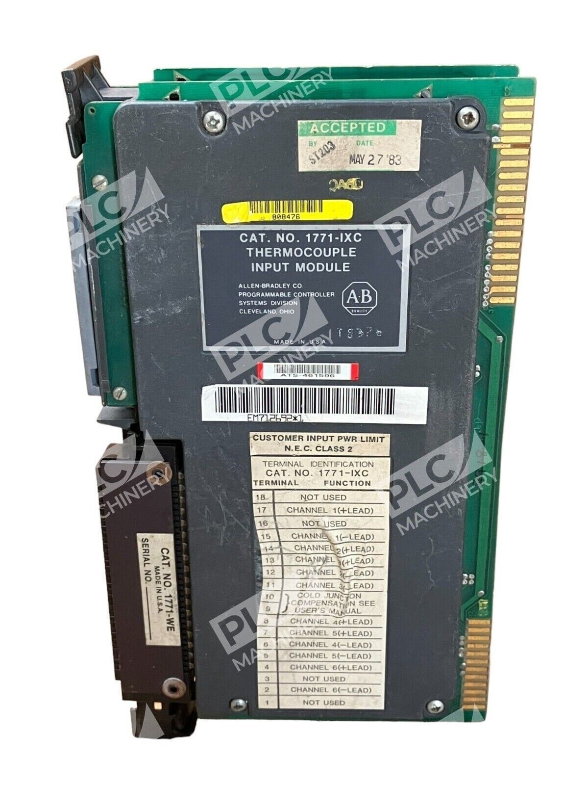 Allen Bradley 1771-IXC Thermocouple Input Module - Image 3