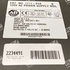 Allen Bradley 1771-P4S AC Power Supply Module