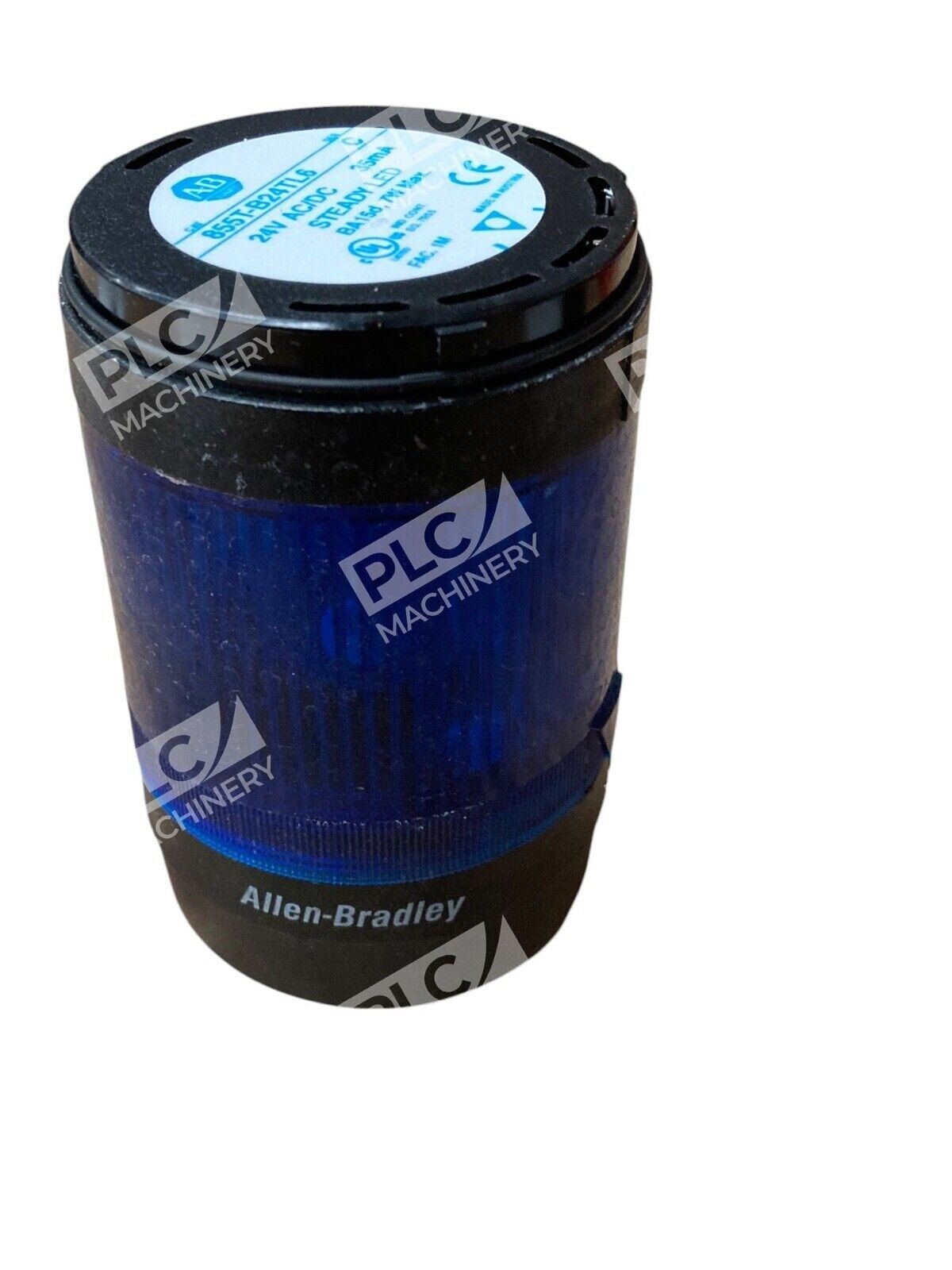 Allen Bradley 24V AC/DC 35mA 7W BA15d Blue Steady LED 855T-B24TL6 /C - Image 3