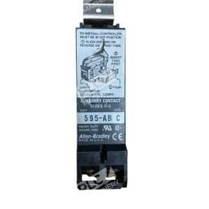 Allen Bradley 600VAC Size 0-5 Auxiliary Contact Block 595-AB /C