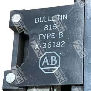 Allen Bradley 9A Bulletin 815 Type B Size 01 Left Hand Overload Relay X 36182 226633529876