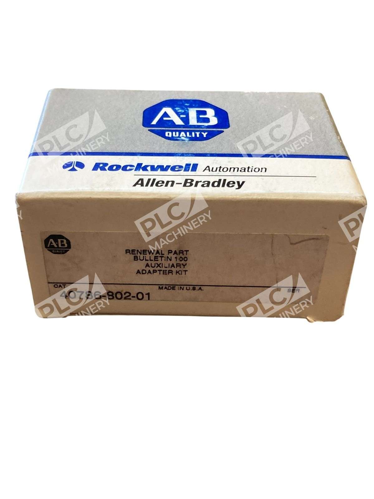Allen Bradley AB Renewal Part Auxiliary Adapter Kit 40786-802-01