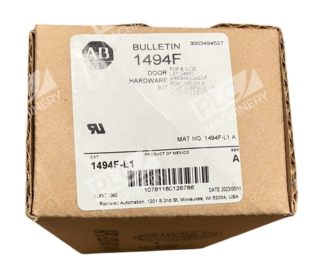 Allen Bradley AB Type 12 Latching Door Hardware Kit 1494F-L1 /A