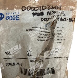 Allen Bradley AB Yellow Mushroom Push Button 800EM MJ5 A 226663266446