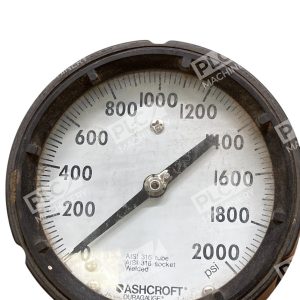 Ashcroft Duragauge Pressure Gauge 0 2000PSI 226832505836