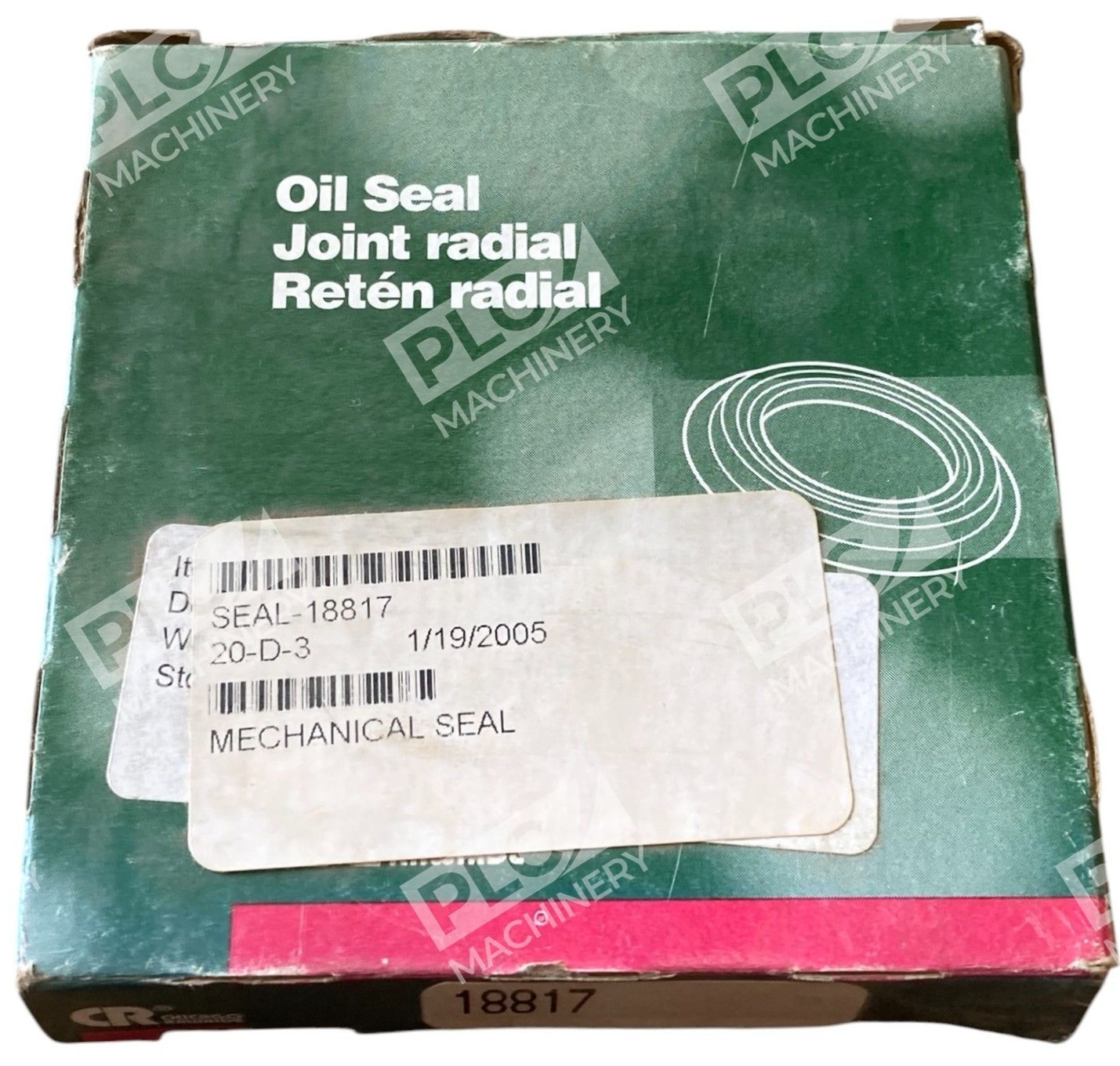 CR Chicago Rawhide CR-18817 Joint Radial Oil Seal 18817 (lot of 2) - Image 3