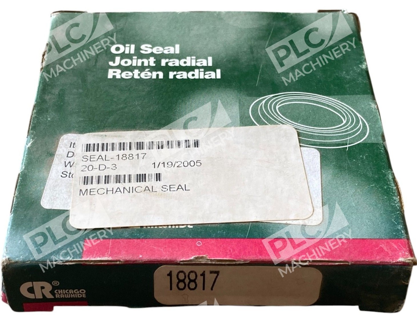 CR Chicago Rawhide CR-18817 Joint Radial Oil Seal 18817 (lot of 2)
