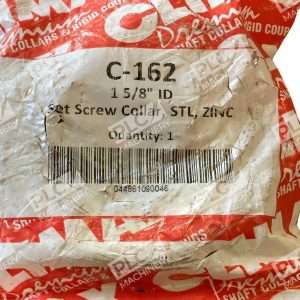 Climax C 162 Set Screw Shaft Collar 1 58 ID Steel Zinc Plated 297920604466