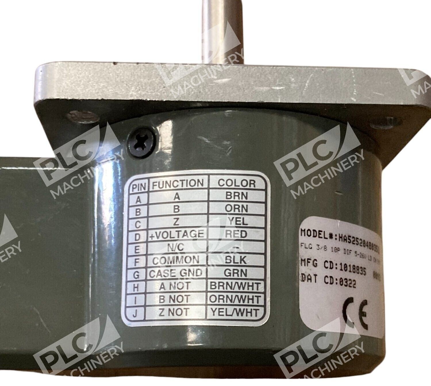 Dynapar Series HA25 Size 25 Enclosed Shafted Incremental Encoder HA525204B03S1 - Image 3