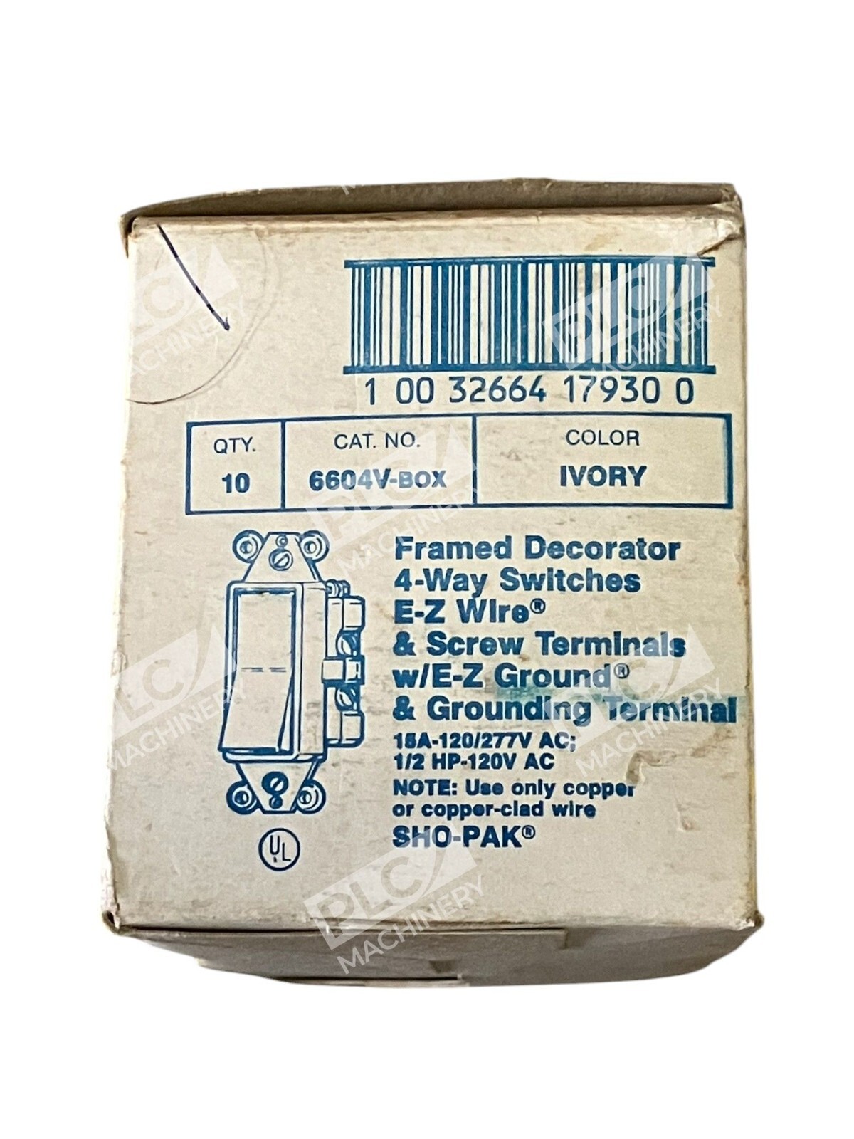 Eagle Electric Ivory Framed Decorator 4-Way Switches 6604V-BOX (Box of 10) - Image 3