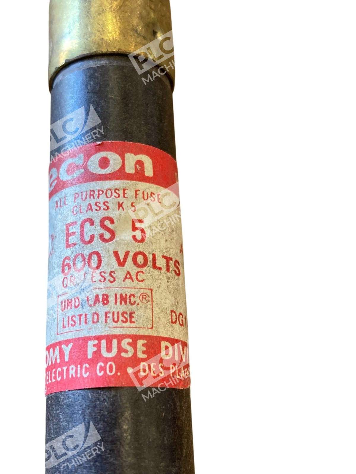 Econ ECS-5 All Purpose 600V Class K5 Time Delay Fuse - Image 6