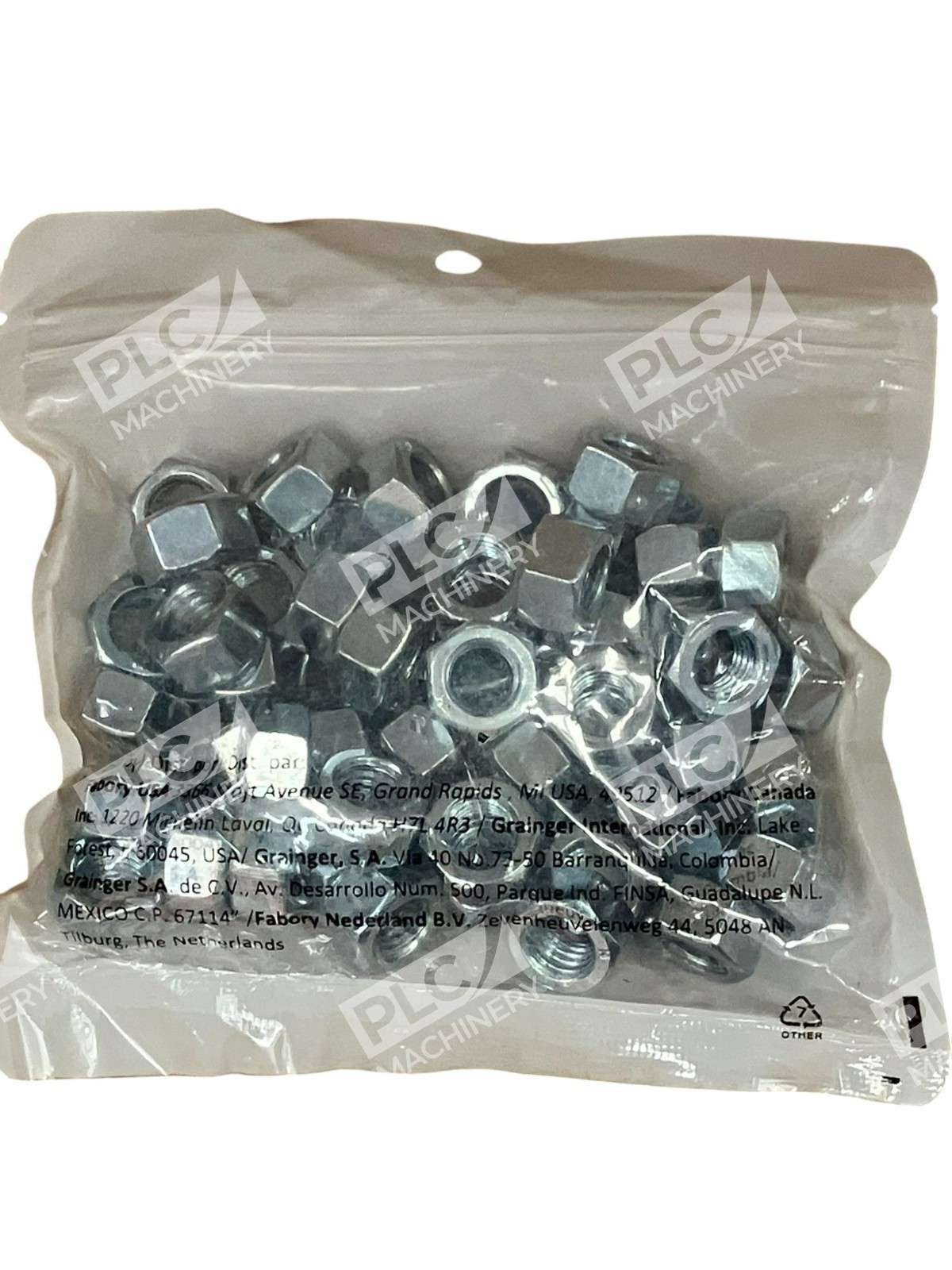Fabory 1/2-13 (ASME B18 2 2) Hex Nut GR 5 Zinc 4FCC2 (2 Bags of 50) - Image 5