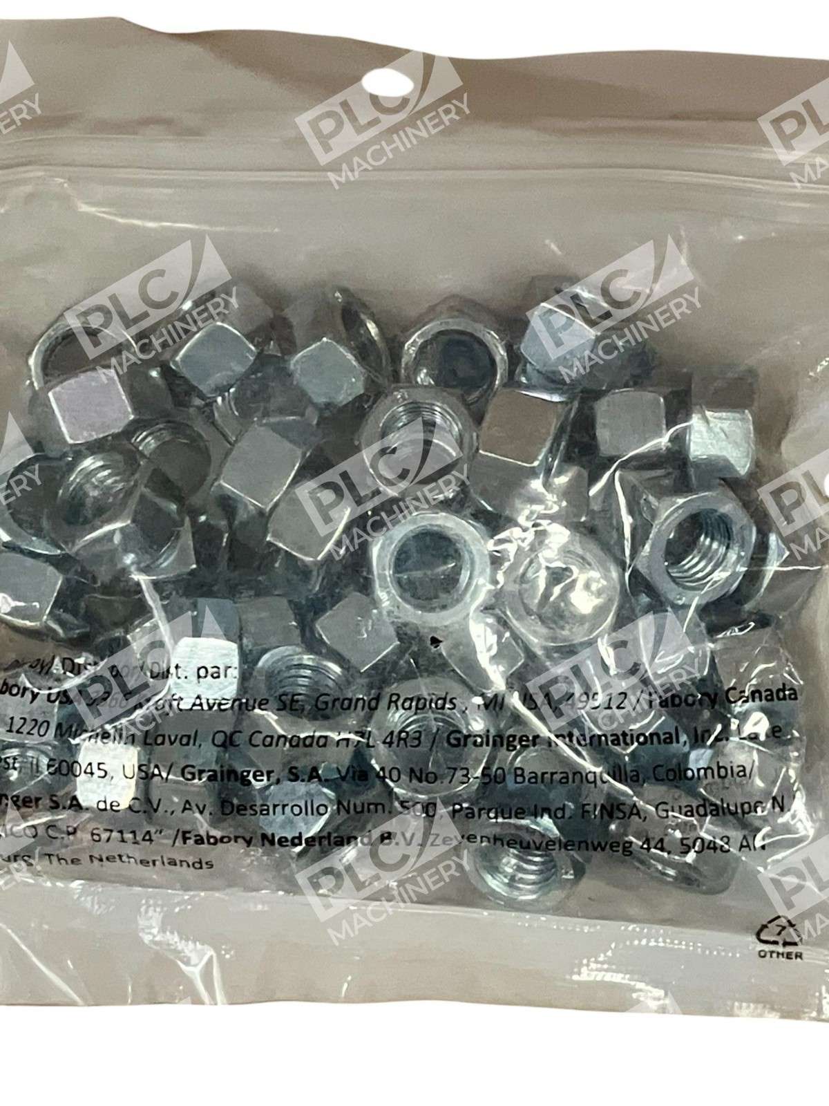 Fabory 1/2-13 (ASME B18 2 2) Hex Nut GR 5 Zinc 4FCC2 (2 Bags of 50) - Image 6