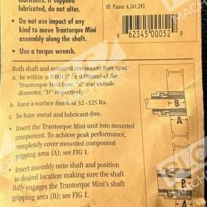 Fenner Drives 516 Trantorque Mini Keyless Bushings 6202107