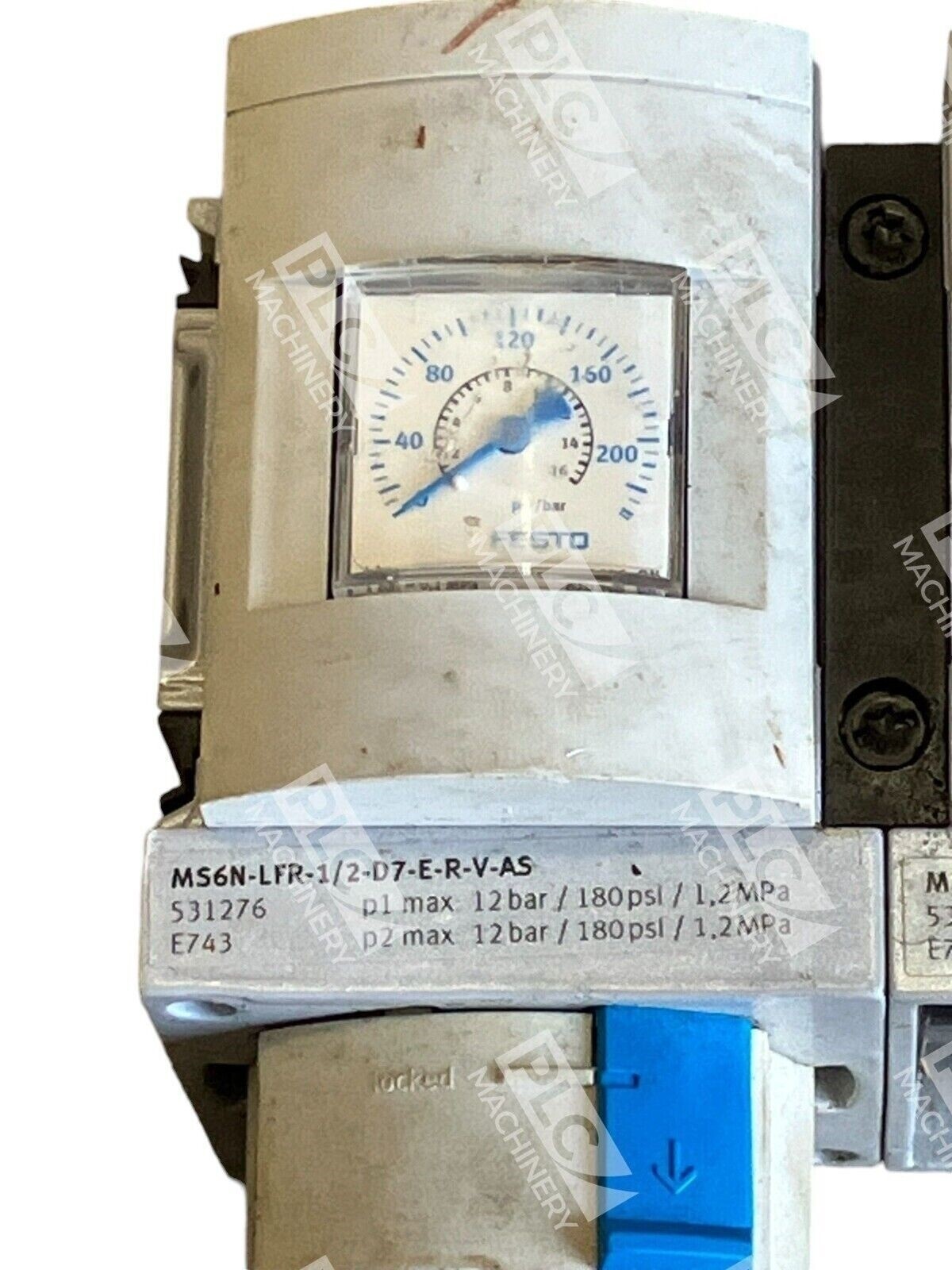 Festo Pneumatic Filter MS6N-LFR-1/2-D7-ERV-AS w/ MS6N-FRM-1/2 - Image 3