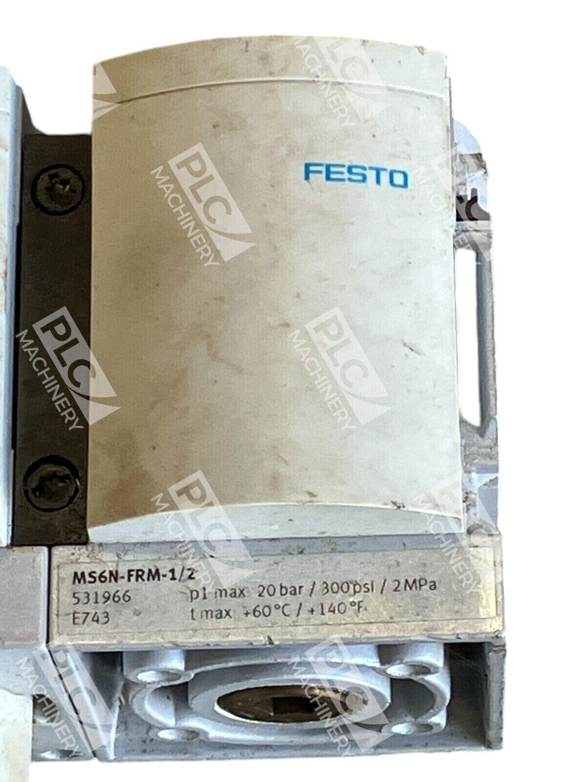 Festo Pneumatic Filter MS6N-LFR-1/2-D7-ERV-AS w/ MS6N-FRM-1/2 - Image 4