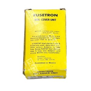 Fusetron Box-Cover Unit Fuseholder Type SOW