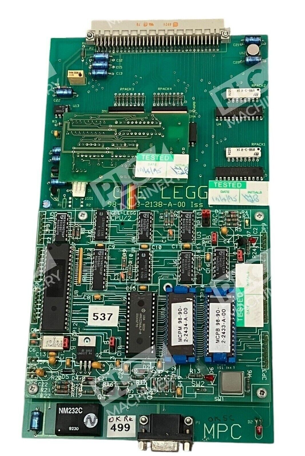 General Electric GE ISS MPC GBE LEGG PC Board 98-90-3-2138-A-00