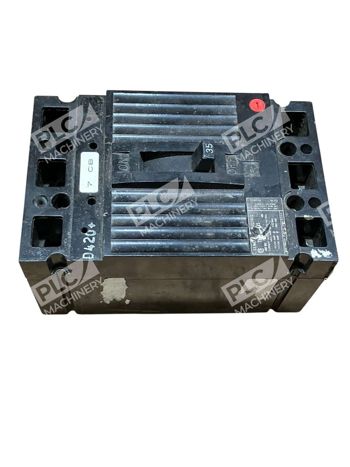 General Electric TED134035 35A 3-Pole Molded Case Circuit Breaker 480VAC - Image 3