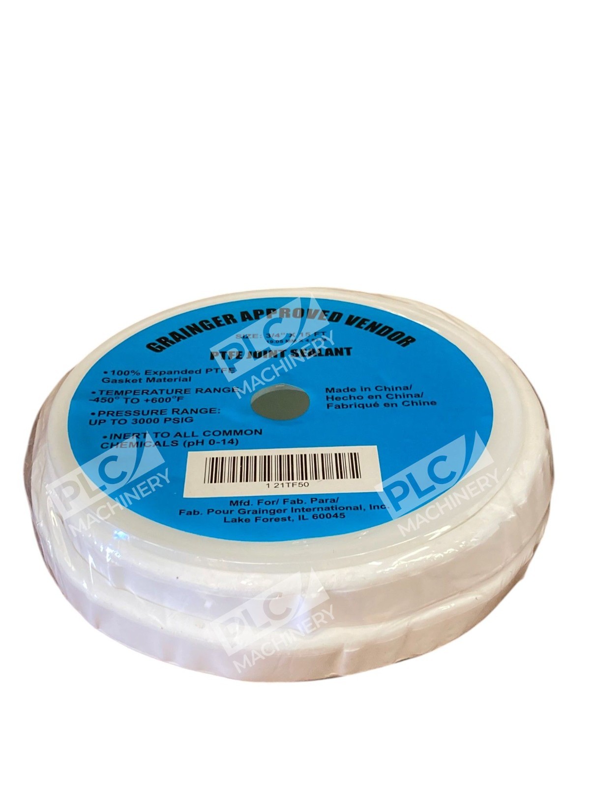 Grainger Approved Vendor 3/4"x15Ft PTFE Joint Sealant 21TF50 - Image 4